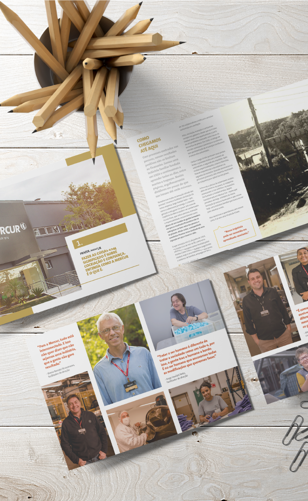 Cocriamos o primeiro relatório socioambiental da Mercur - Somos uma consultoria que projeta estratégias e culturas, que despertam o potencial de transformação das organizações. 