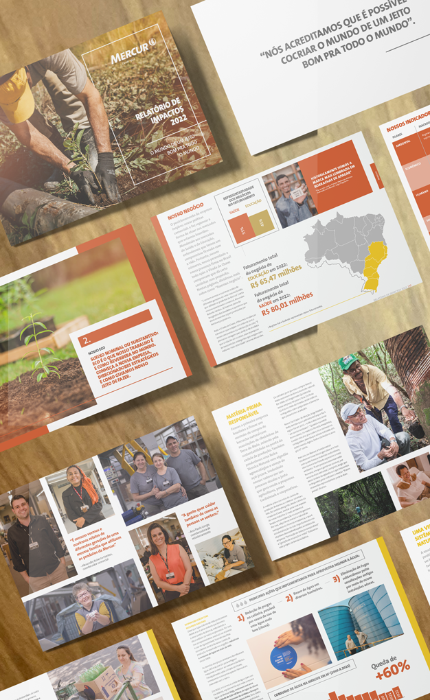 Cocriamos o primeiro relatório socioambiental da Mercur - Somos uma consultoria que projeta estratégias e culturas, que despertam o potencial de transformação das organizações. 